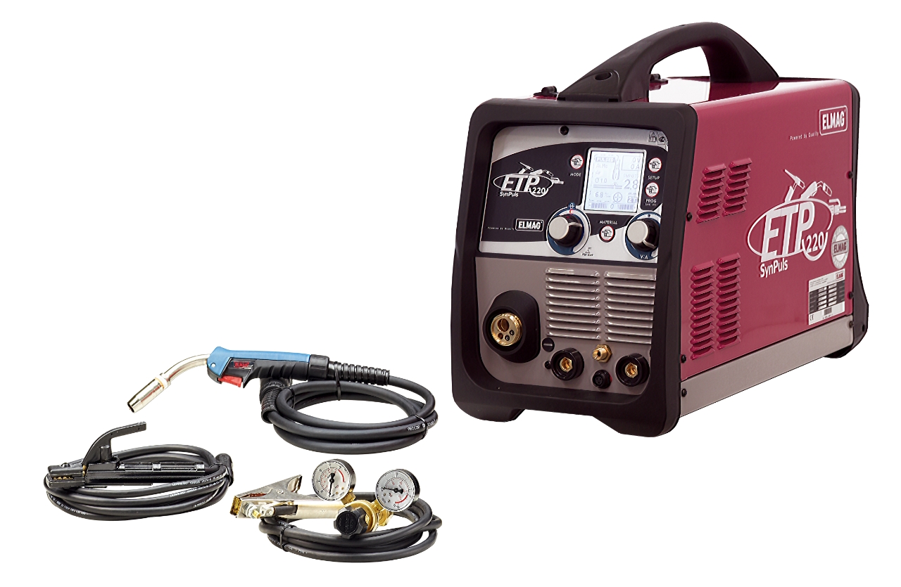 ELMAG Multifunktions-Schweißinverter, - STAHL-ALU-SET