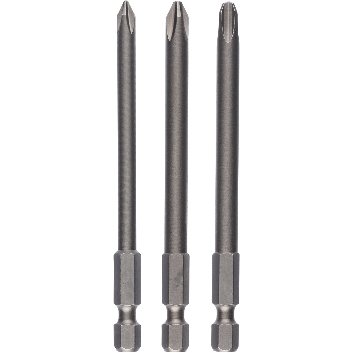 Bosch Schrauberbit-Set Extra-Hart, 3-teilig, PH1, PH2, PH3