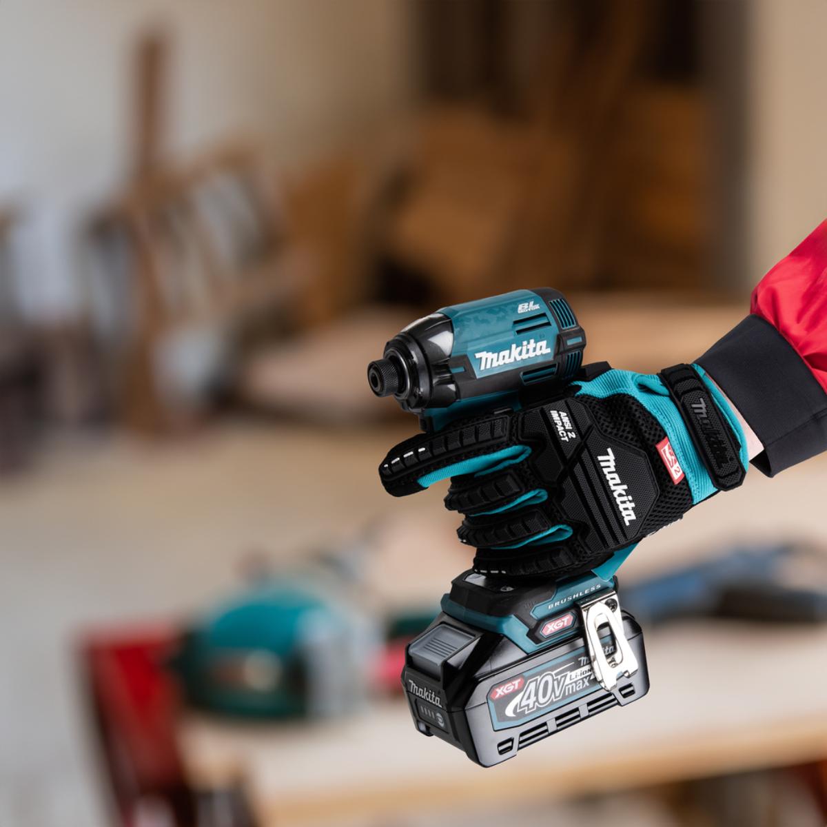 Makita Arbeitshandschuhe - verstärkt - Knöchelschutz - Touchscreenfähig