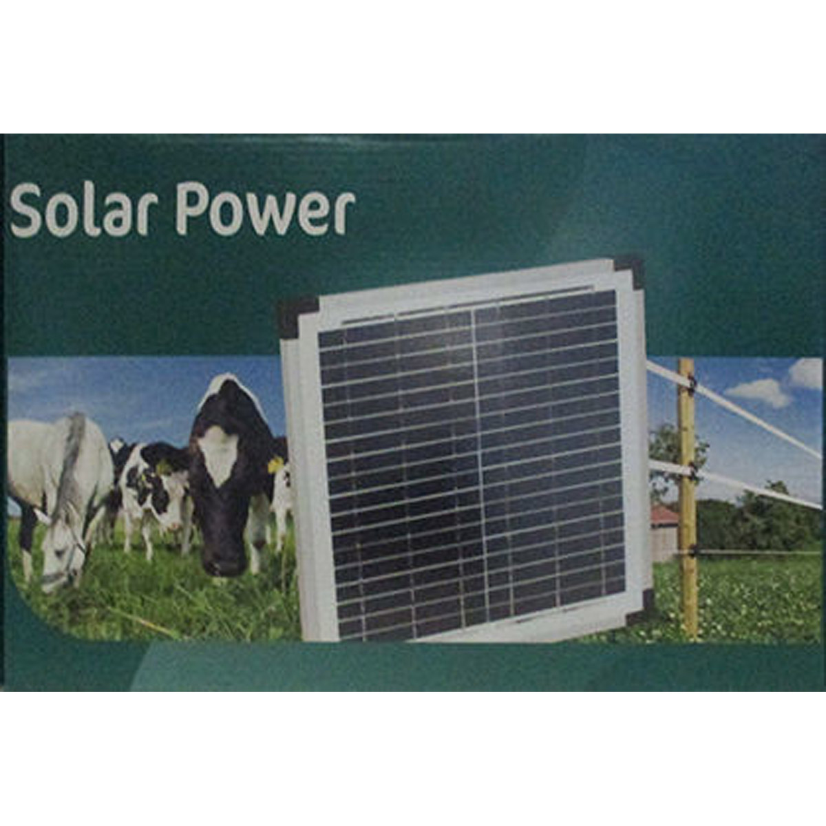 Kerbl Solarmodul inkl. Halterung und Laderegler