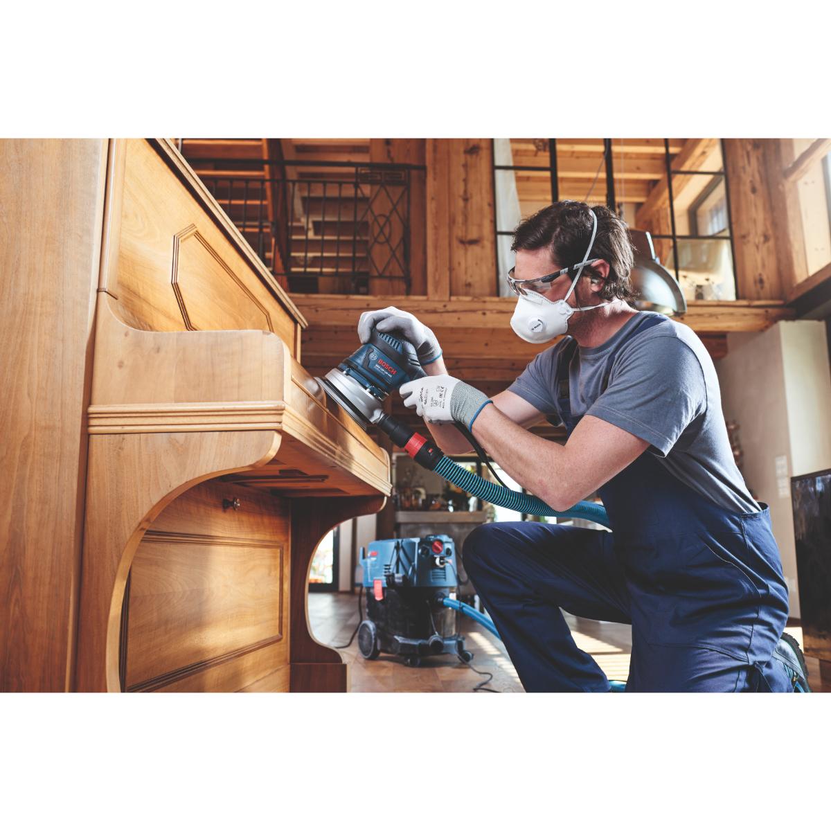 Bosch Schleifrolle J450 Expert for Wood and Paint, 93 mm x 5 m, G100 für Handschleifen