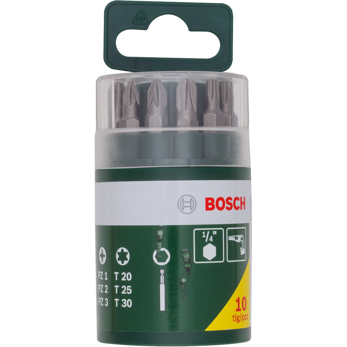 Bosch Schrauberbit-Set, 10-teilig, inklusive Torx