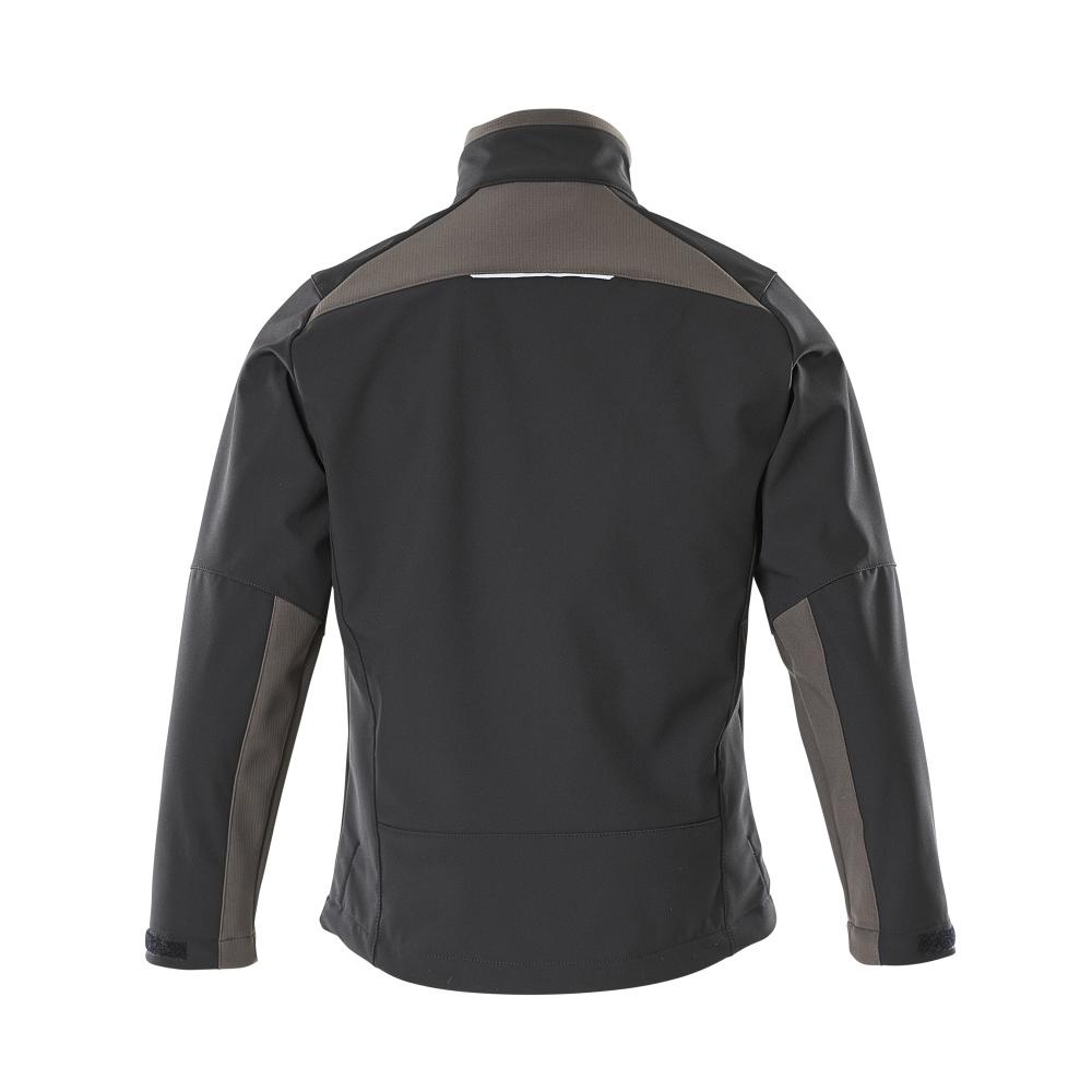 MASCOT Lagos Softshell Jacke YOUNG Schwarz / Dunkelanthrazit