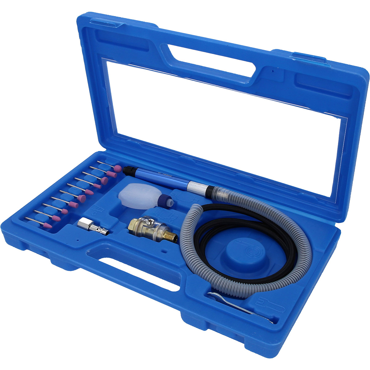 Brilliant Tools Druckluft-Stiftschleifer-Satz, 16-tlg