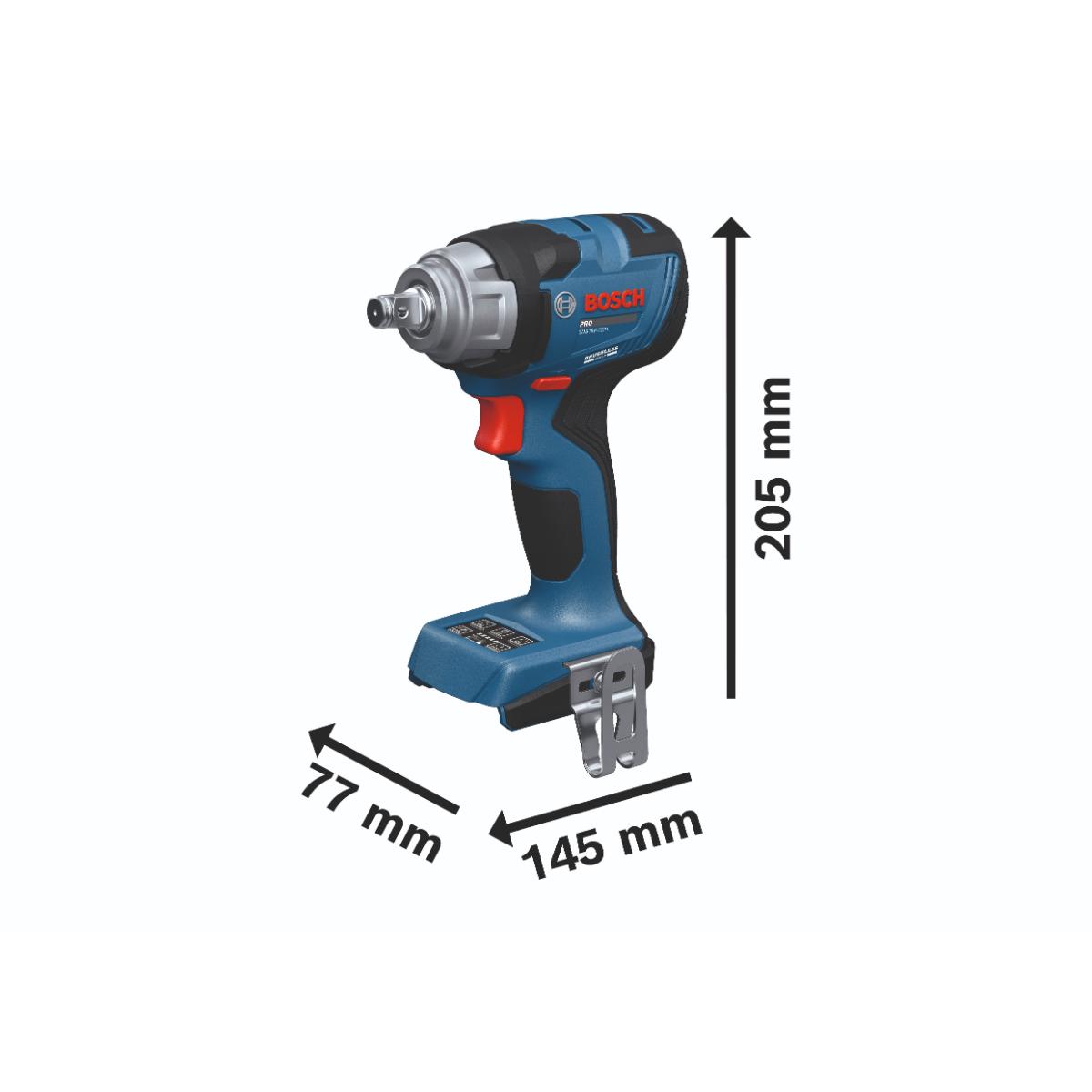 Bosch Akku-Drehschlagschrauber GDS18V-330H, 2x Akku EXBA18V-40 in L-BOXX