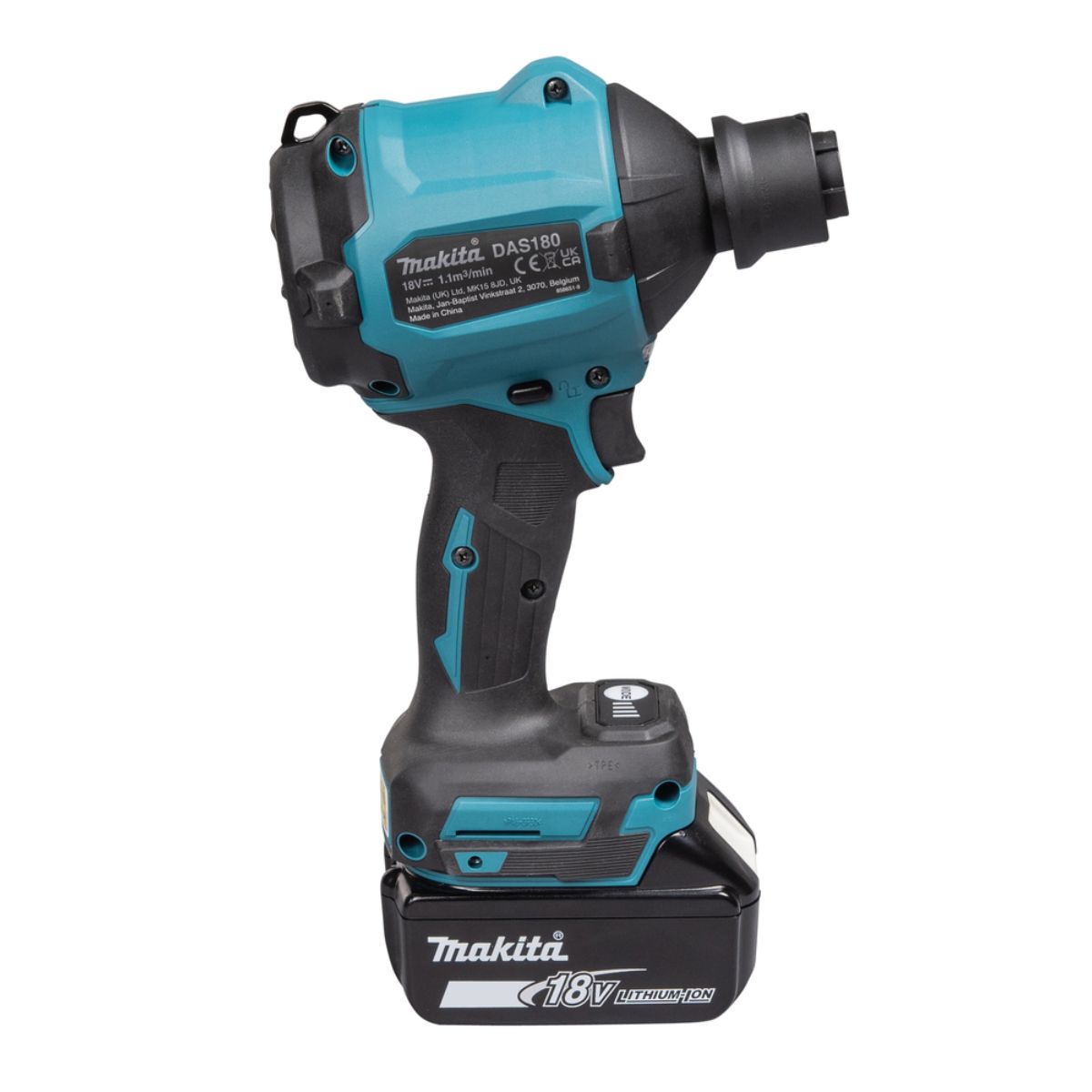 Makita Akku-Gebläse LXT 18V (ohne Akkus, ohne Ladegerät) DAS180Z