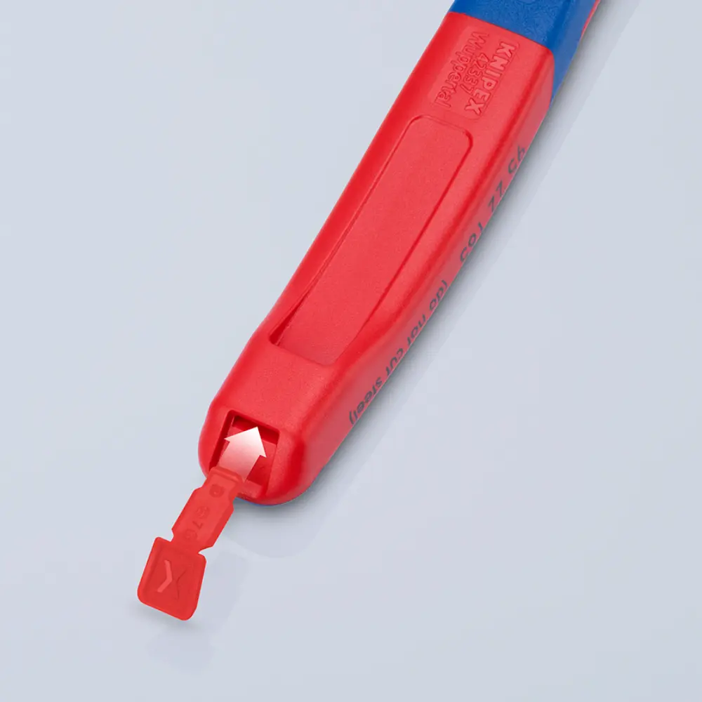 KNIPEX ColorCode Clips rot (10 Stück) 21 mm