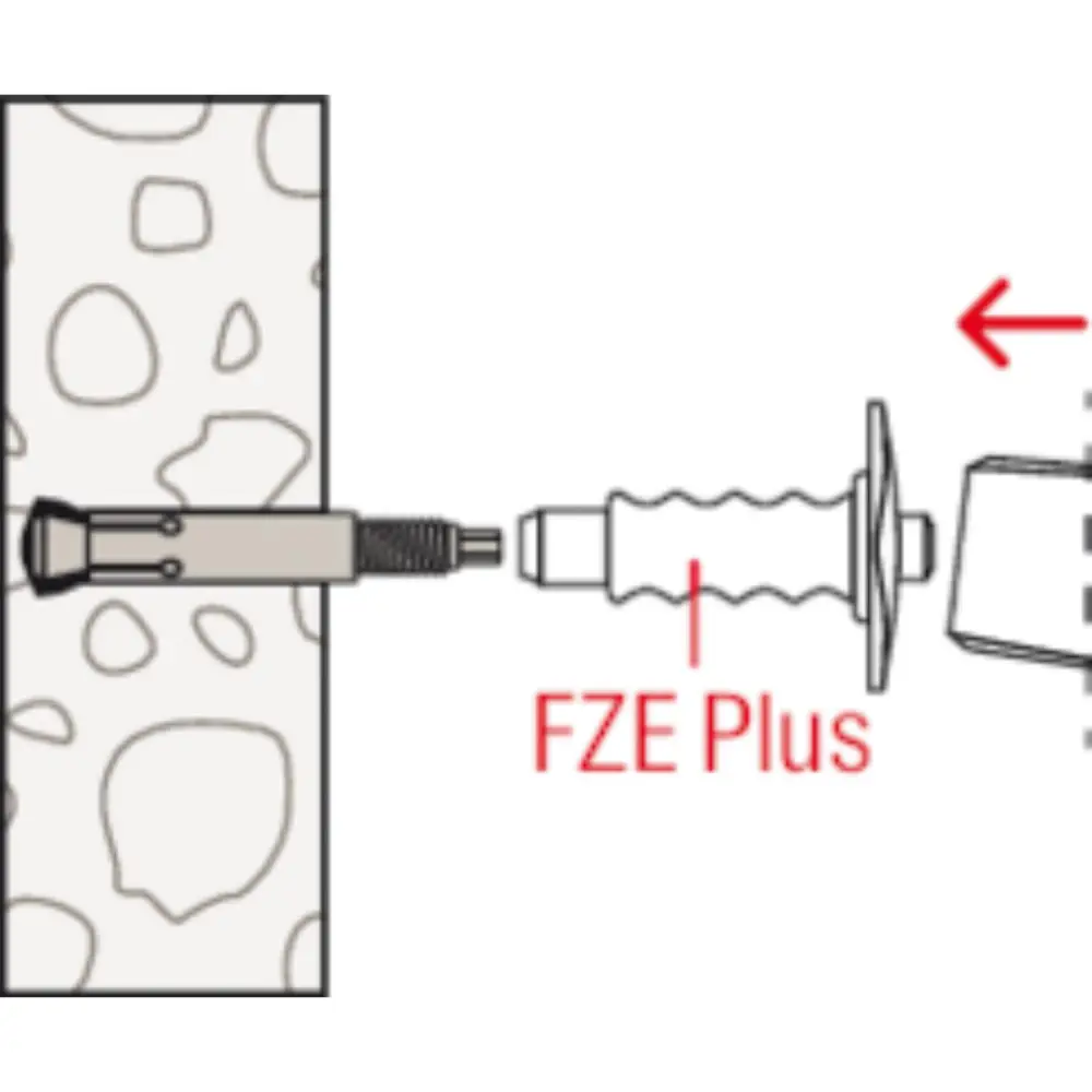 Fischer Zykon-Steigeisenbefestigung FZA 14x40 ST A4