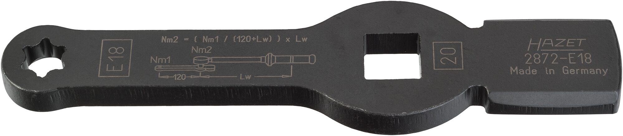 HAZET TORX® Schlag-Schlüssel mit 2 Schlagflächen 