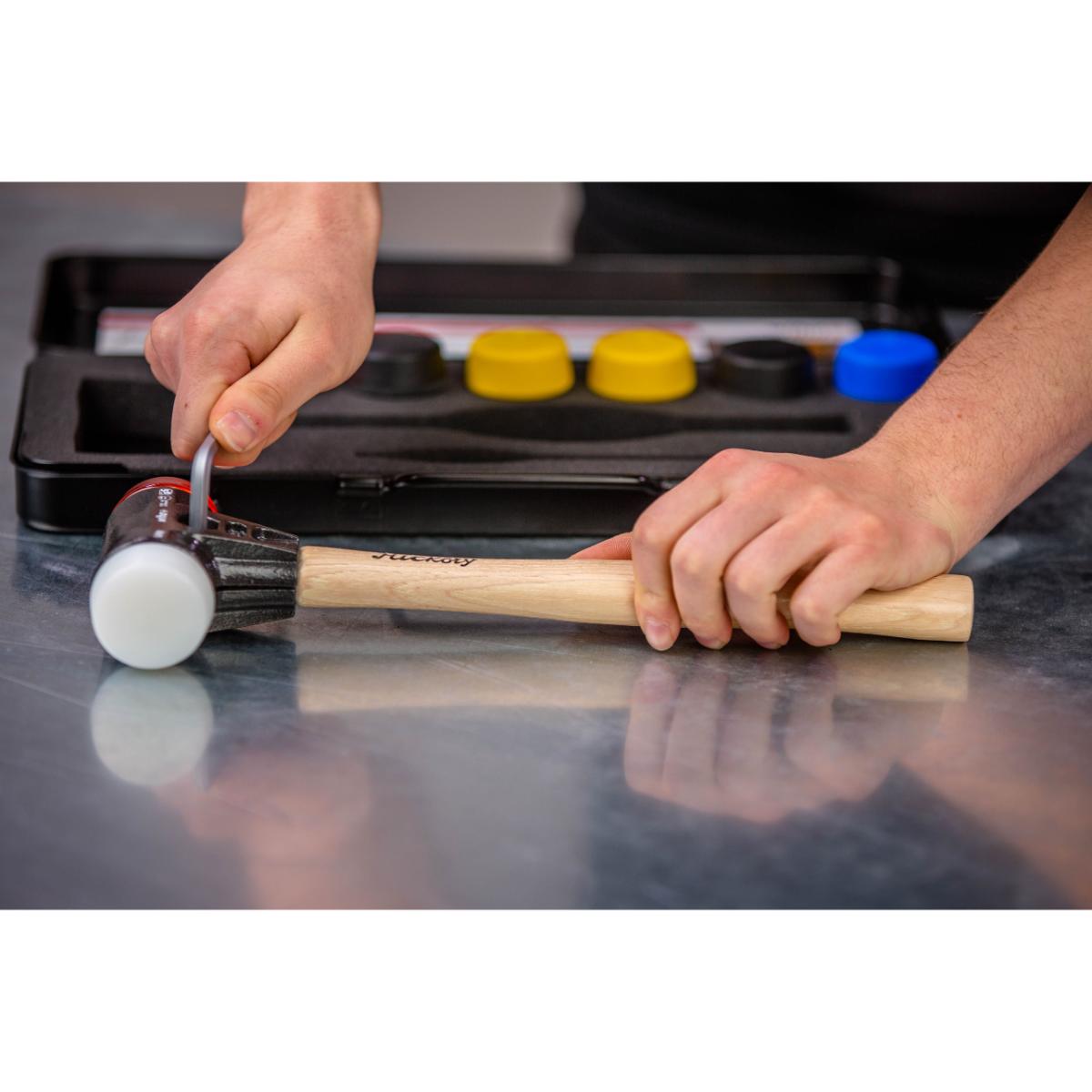 Wiha Schonhammer Set Safety mit gemischten Schlagköpfen 9-teilges Set mit Box