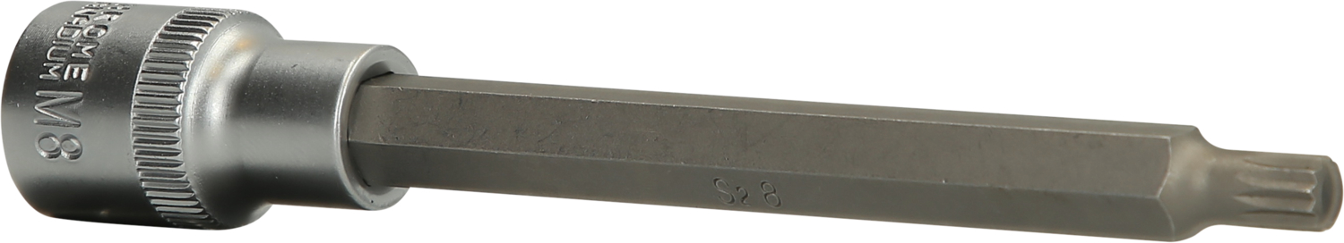 Brilliant Tools 1/2" Vielzahn-Bit-Stecknuss, 140 mm lang