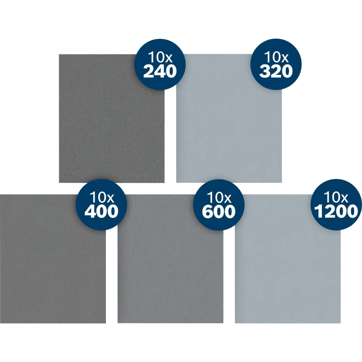 Bosch PRO C355 Schleifrolle 230x280mm, 50 teilges Set