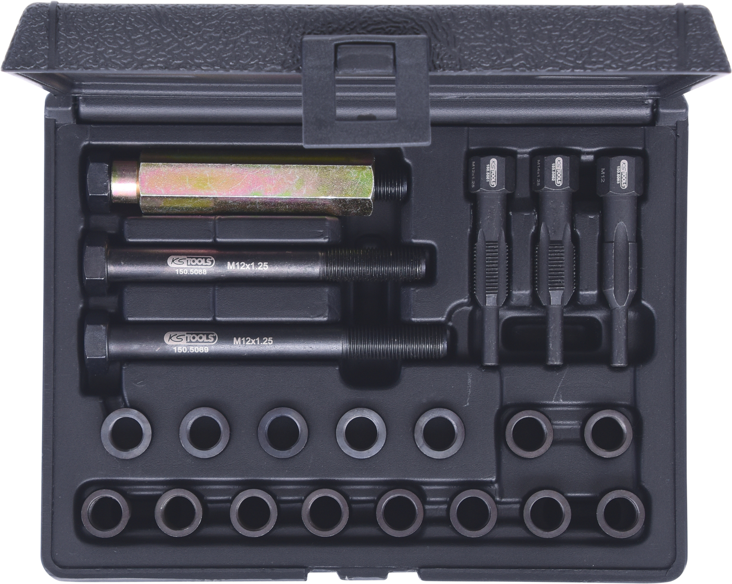 KS Tools THREADfix Reparatur-Satz M12x1,25 Glüh+Zündkerzen,21-tlg