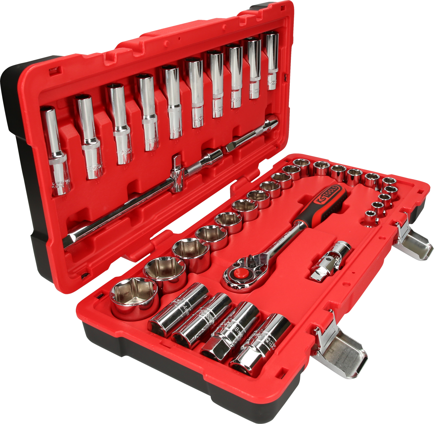 KS Tools 1/2" CHROMEplus Steckschlüssel-Satz, 39-tlg