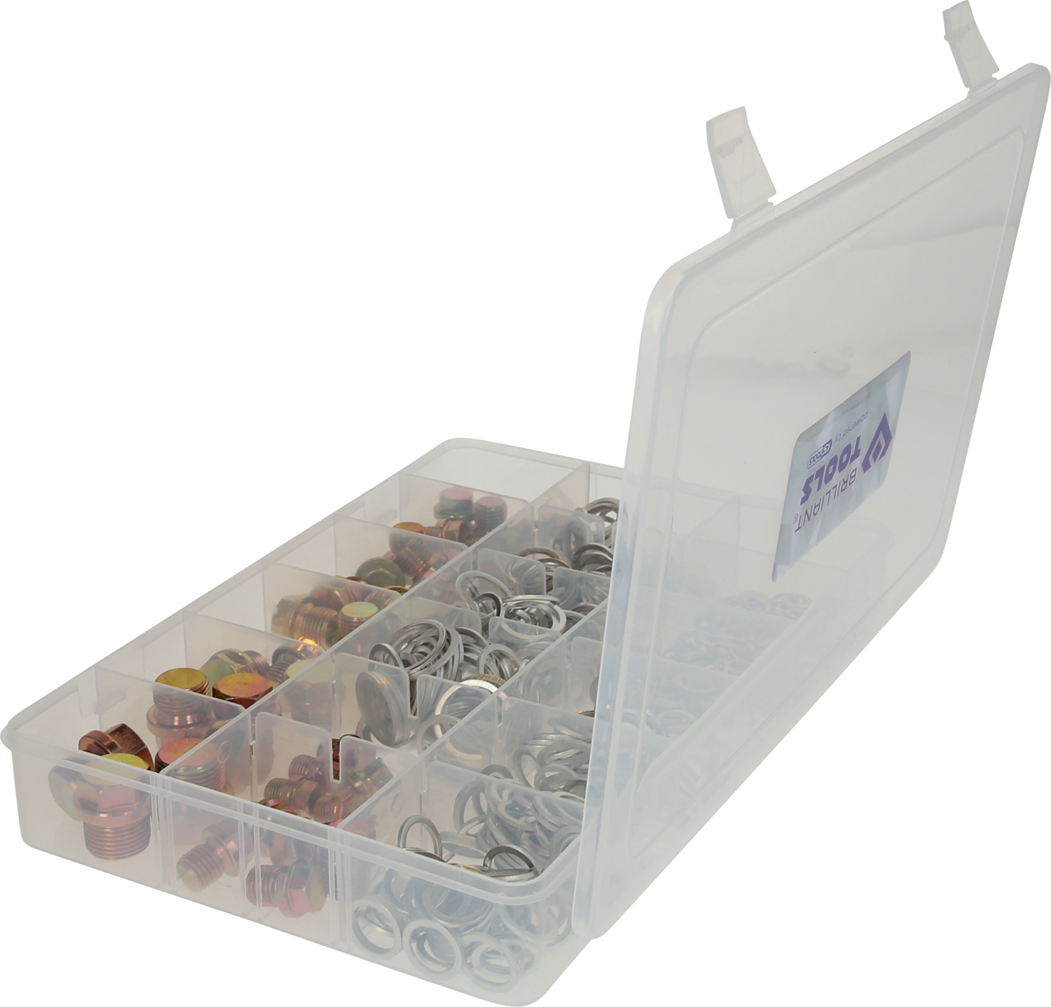 Brilliant Tools Ölablassschrauben und Dichtungen-Sortiment, 543-tlg - BT711200