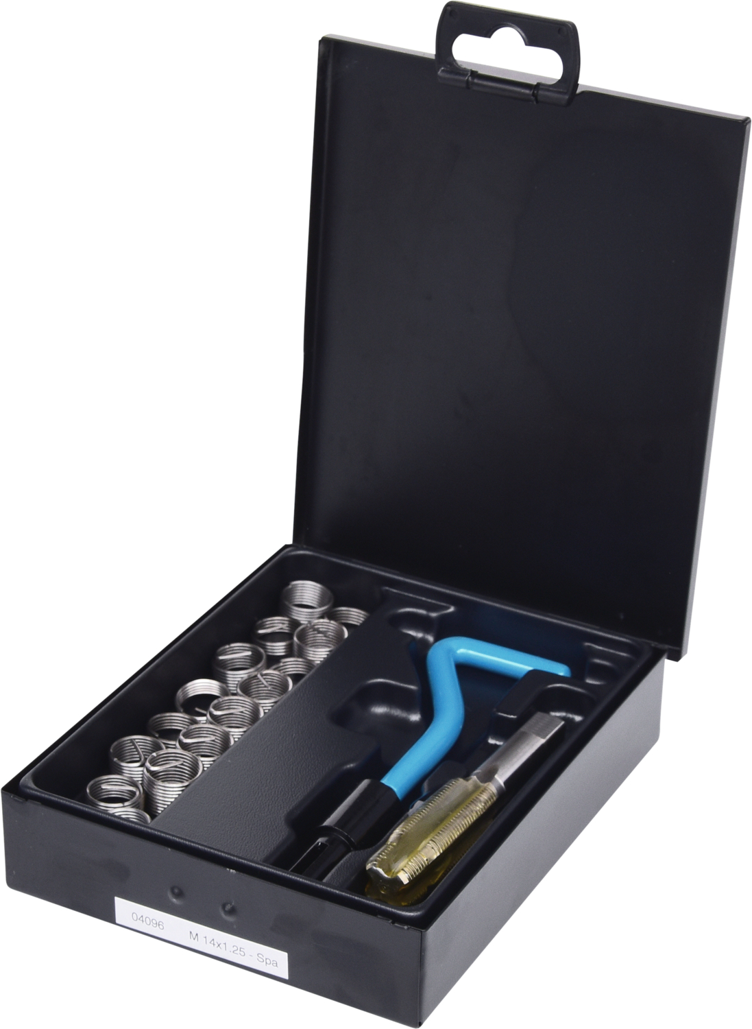 KS Tools Nirostahl Gewinde-Reparatur-Satz M14x1,25mm, 17-tlg