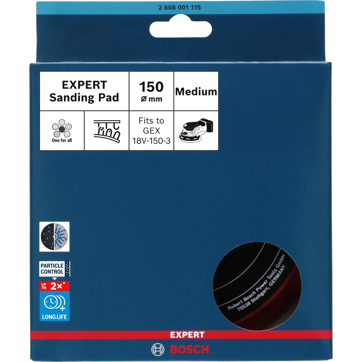 Bosch EXPERT Multi-Loch Schleifteller mittel 150 mm