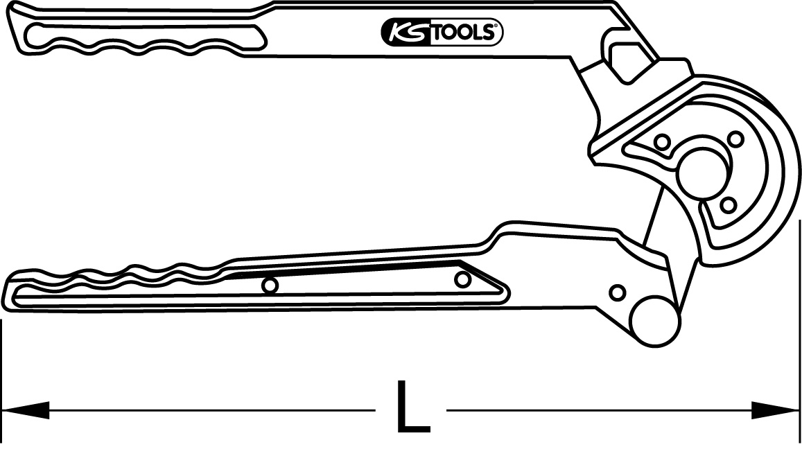 KS Tools Kupferrohr-Zweihand-Bieger