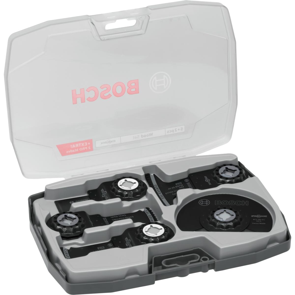 Bosch OMT Holz TU1, 7-teiliges Set