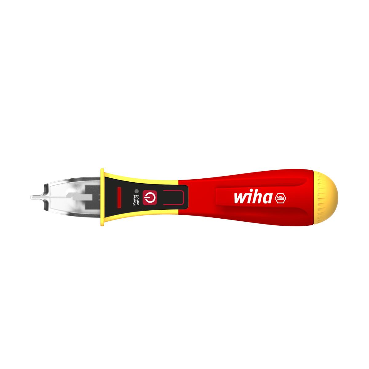 Wiha Spannungsprüfer Volt Detector berührungslos, einpolig, 90 – 1.000 V AC mit 2x AAA-Batterien