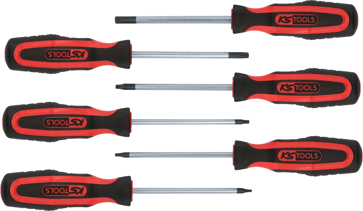 KS Tools ERGOTORQUEplus Schraubendreher-Satz, 6-tlg, Torx