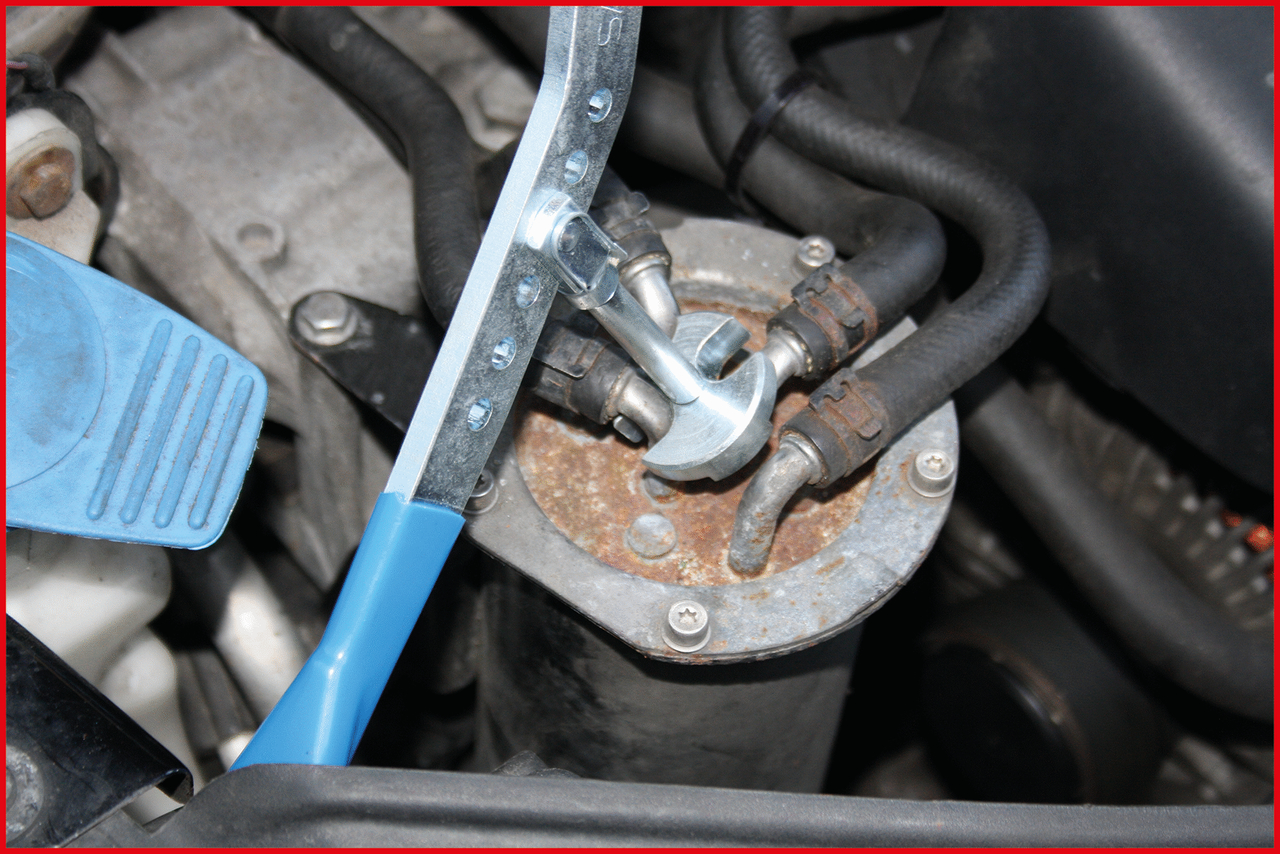 KS Tools Kraftstofffilter-Montagehebel für UFI Kraftstofffilterdeckel