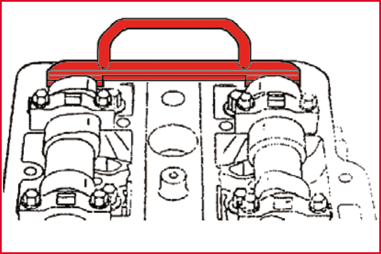 KS Tools Motoreinstell-Werkzeug-Satz für Isuzu - GM - Opel - Saab, 32-tlg