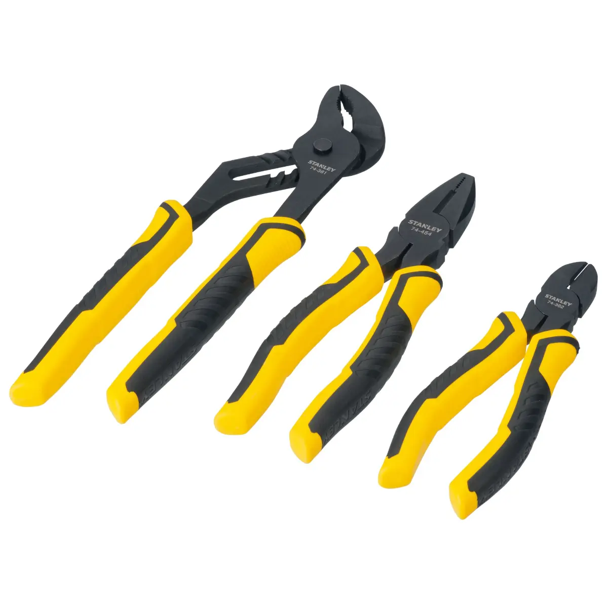 STANLEY Zangenset Control-Grip, 3-teilig