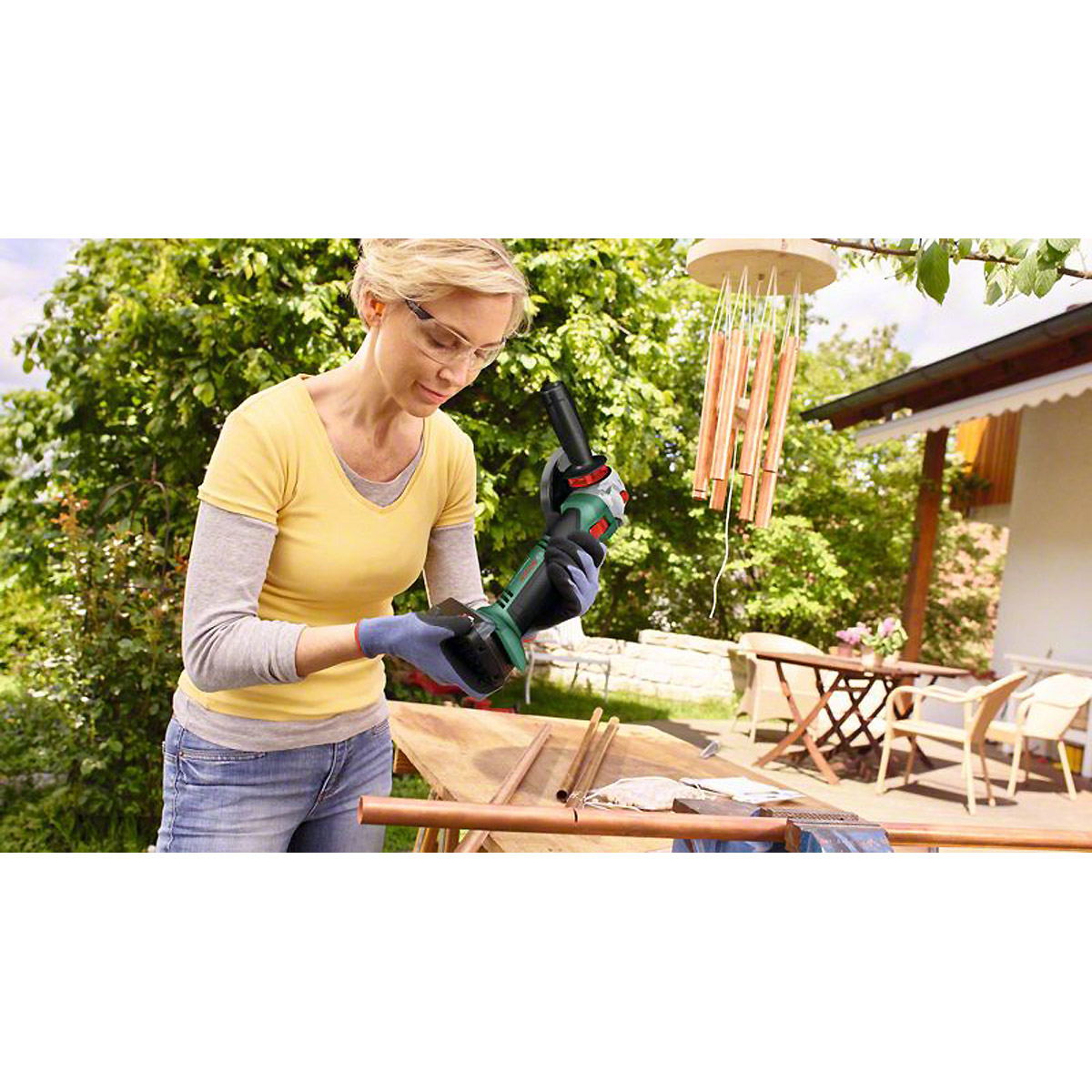 Bosch Akku-Winkelschleifer AdvancedGrind 18V-80