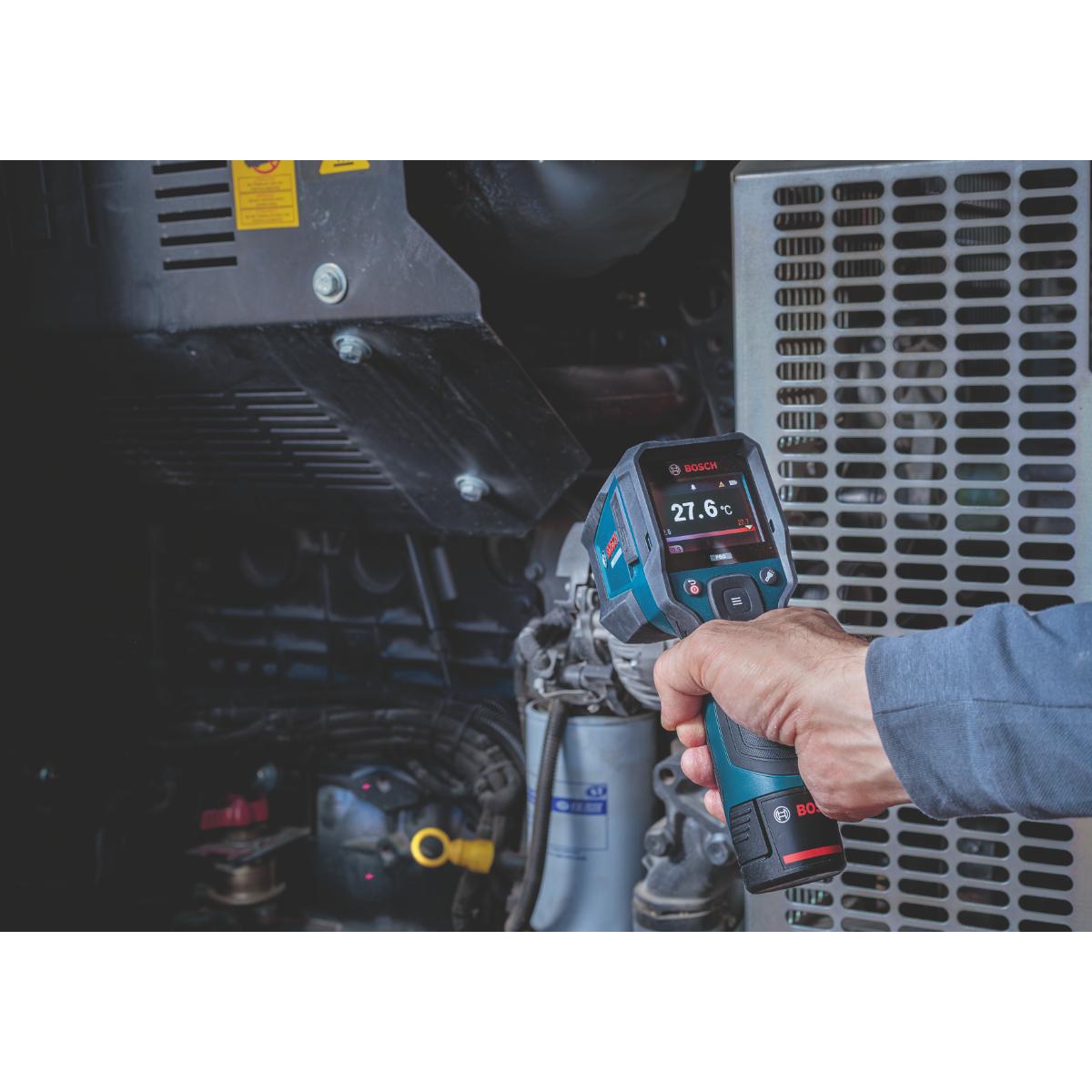 Bosch Thermodetektor GIS12V-800-16, 1 x Akku GBA 12V 2.0Ah in L-BOXX