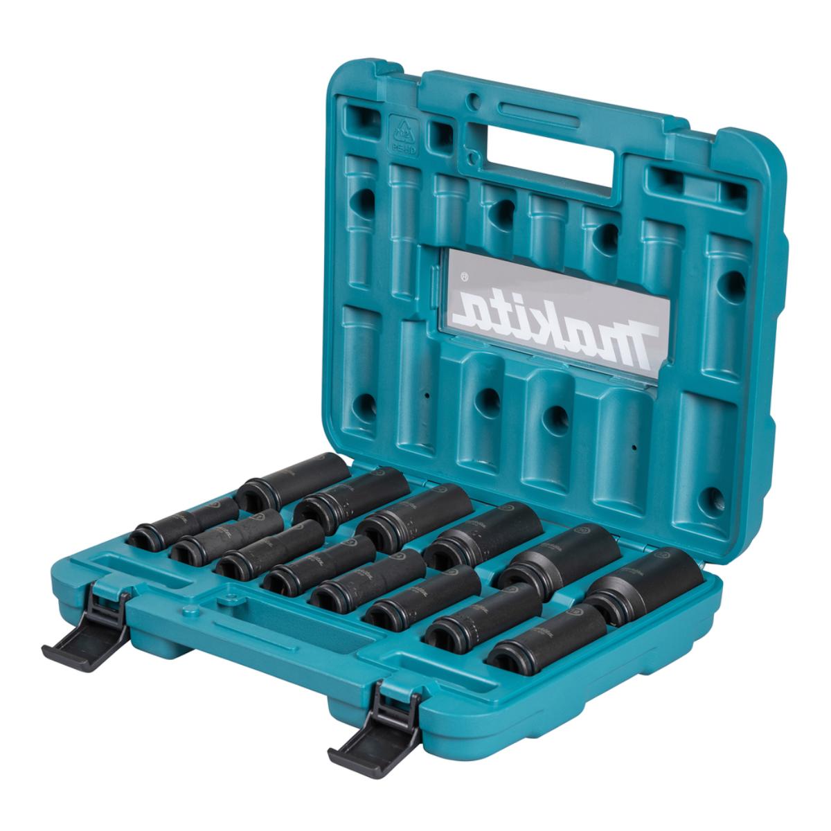 Makita IMPACT BLACK 1/2 Zoll Schlagnuss-Set 14-teilig