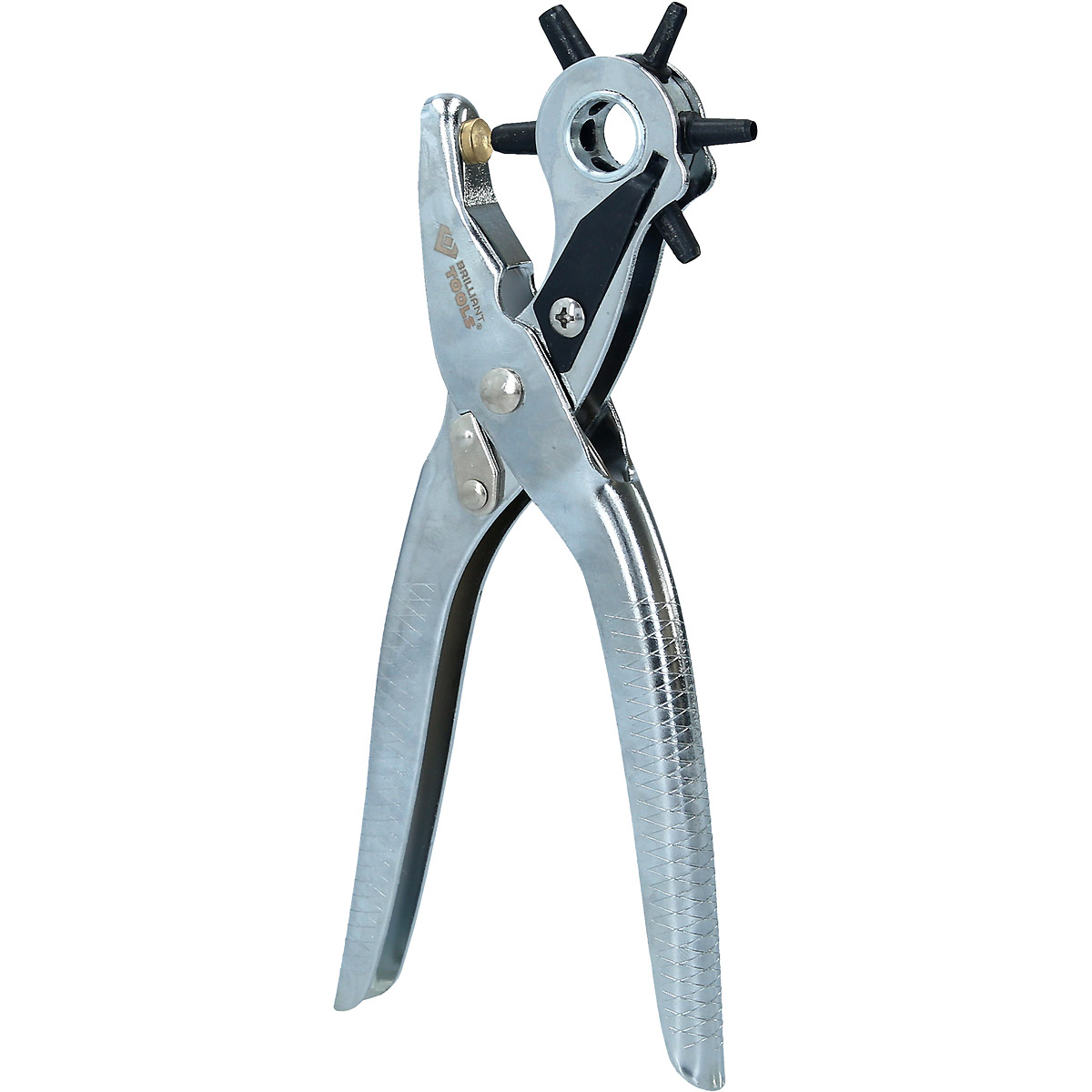 Brilliant Tools Revolverlochzange, Ø 2,5 - 3,0 - 3,5 - 4,0 - 4,5 - 5,0 mm