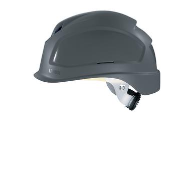 uvex pheos B-S-WR Schutzhelm mit Lüftung- mit Drehradsystem - gekürztem Schirm 