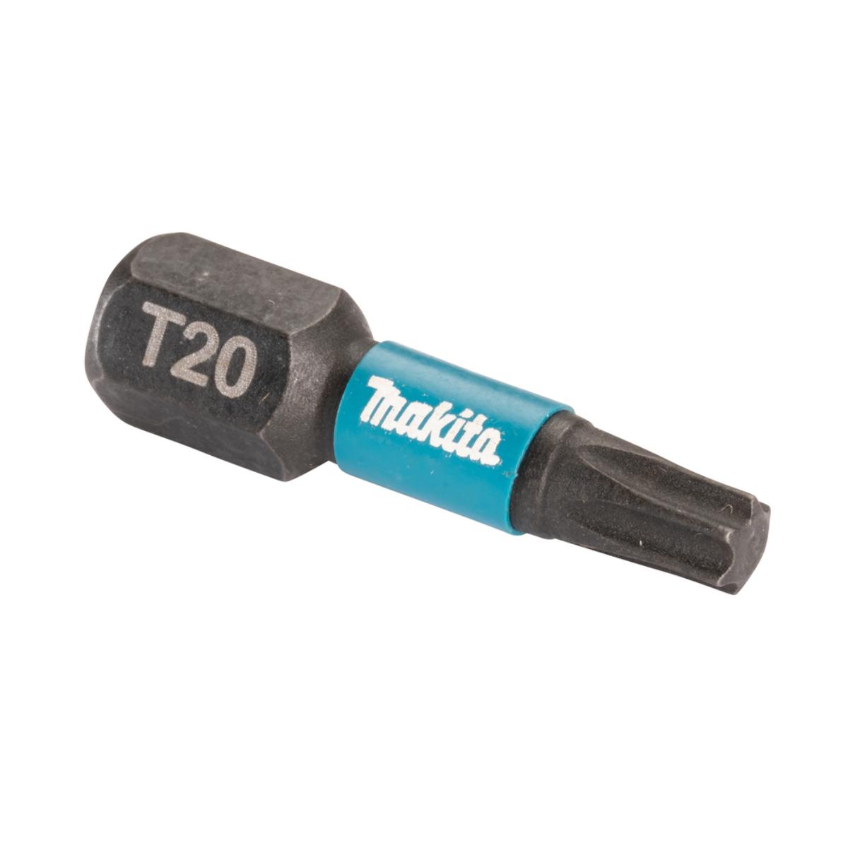 Makita Bit T20 Impact Black 25 Stück T20 - 25 mm - in Spender-Box - Impact Black - E-12382