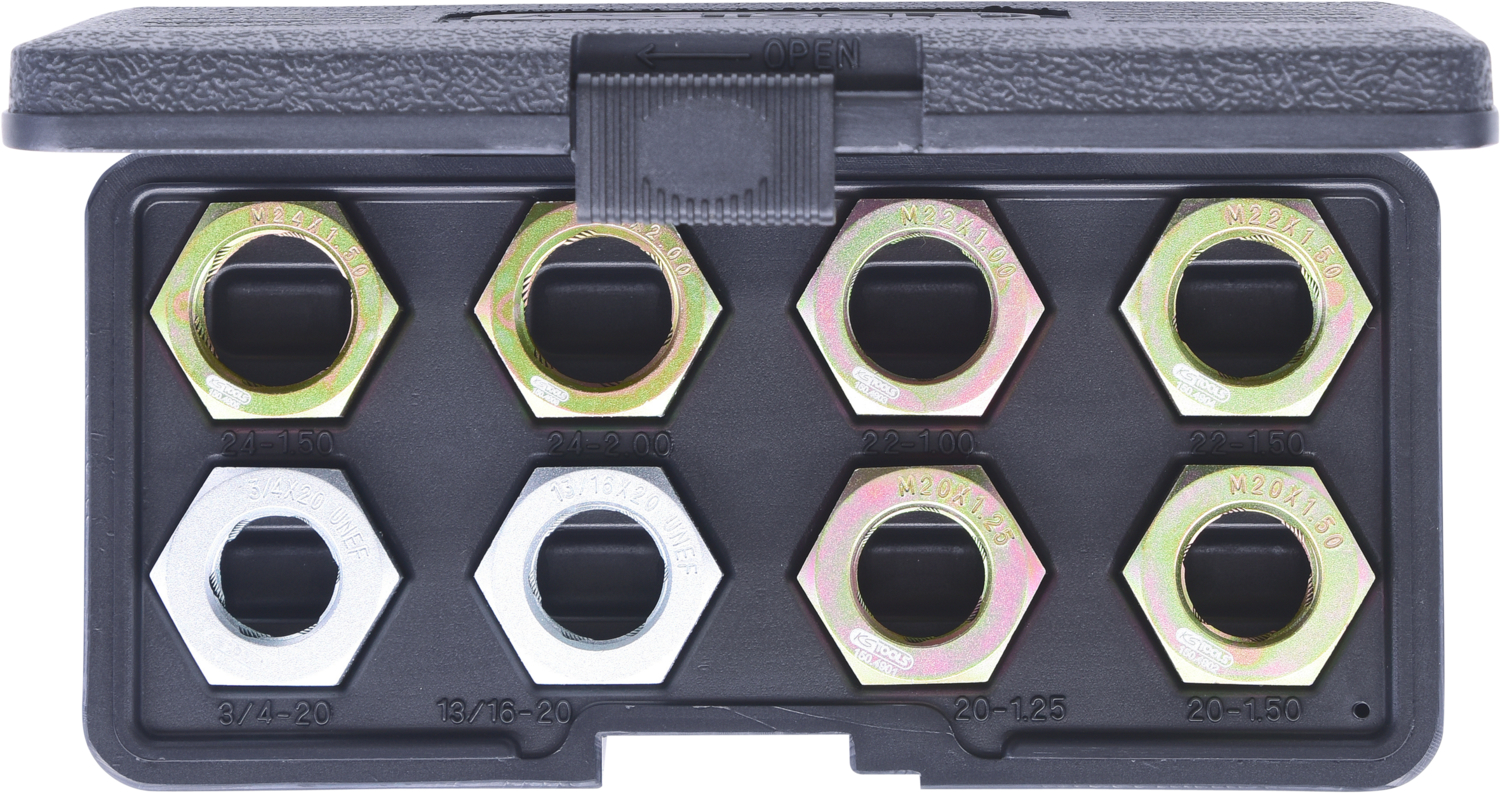 KS Tools Antriebswellen-Gewindereparatur-Satz, 8-tlg