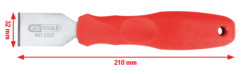KS Tools Hartmetall-Schaber, 32x210mm
