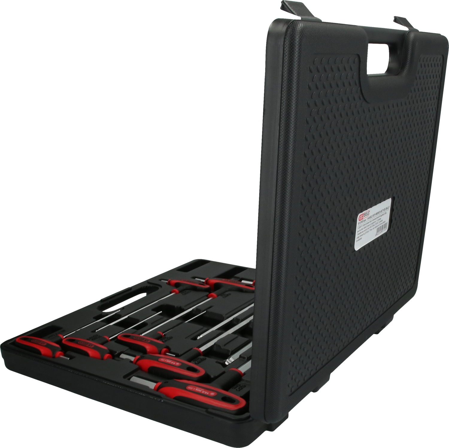 KS Tools T-Griff-Innensechskant-Kugelkopf-Schlüssel-Satz, 9-tlg