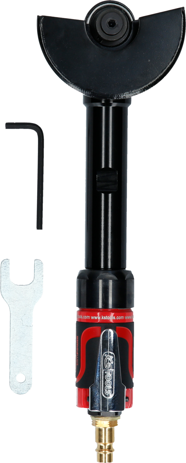 KS Tools 1/4" SlimPOWER Mini-Druckluft-Stab-Trennschleifer, lang