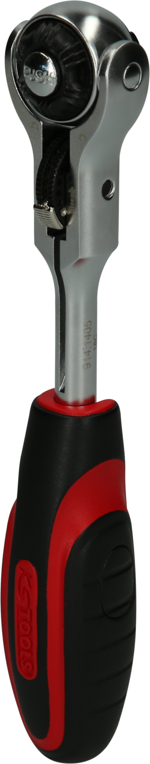 KS Tools 1/4" MODIFIX Mini-T-Griff-Schwenkkopf-Knarre, 72 Zahn