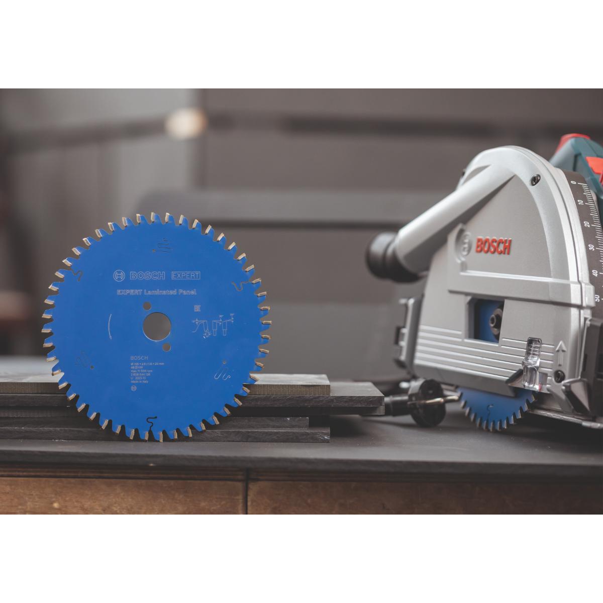 Bosch EXPERT Laminated Panel Kreissägeblatt, 165x1,8x20 mm, Z48