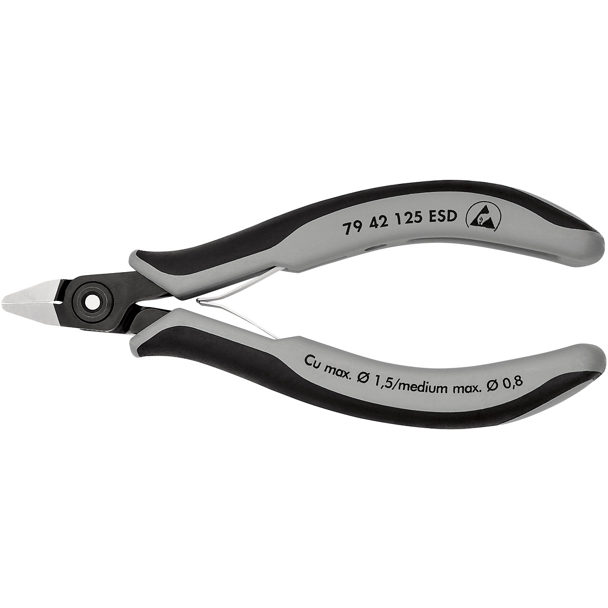 KNIPEX Präzisions-Elektronik-Seitenschneider ESD ohne Facette