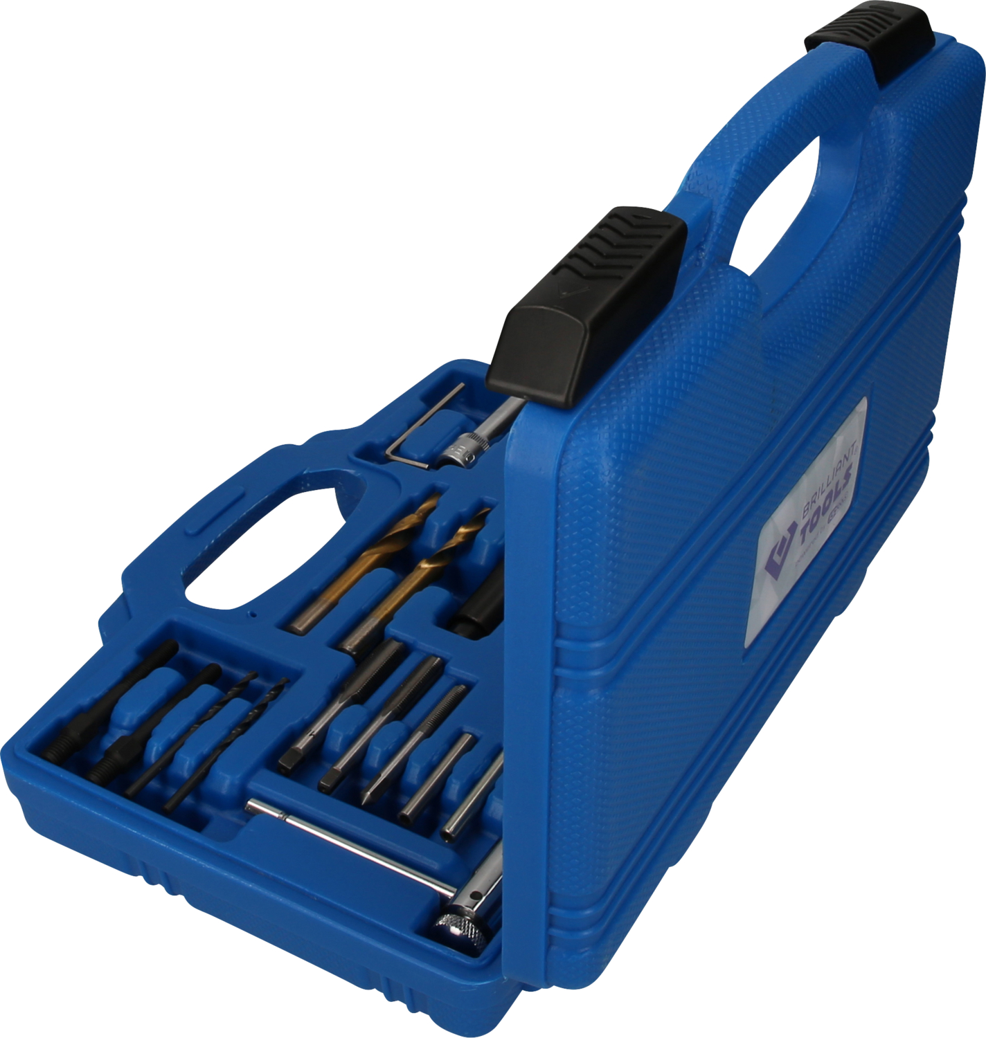 Brilliant Tools Glühkerzen-Ausbau- und Gewinde-Reparatur-Satz, 16-tlg - BT561030