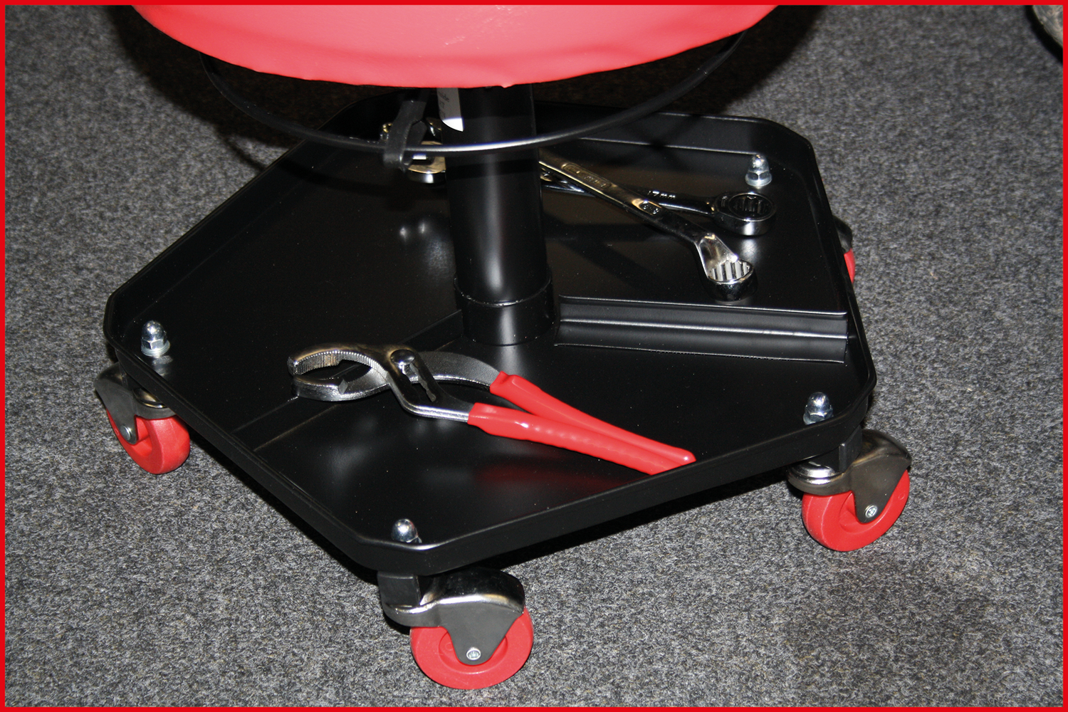 KS Tools Fahrbarer und höhenverstellbarer Hocker