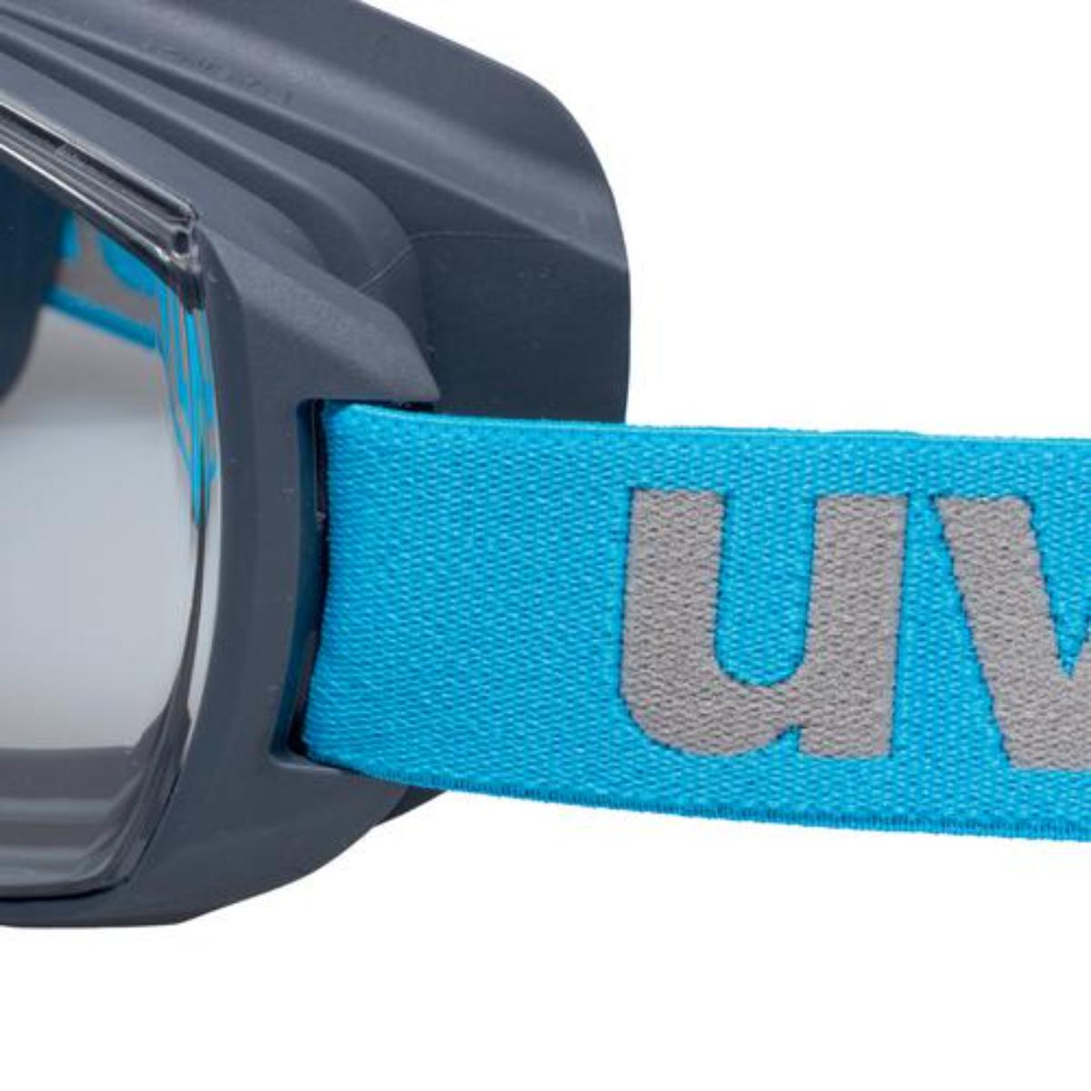 uvex Vollsichtbrille megasonic blau