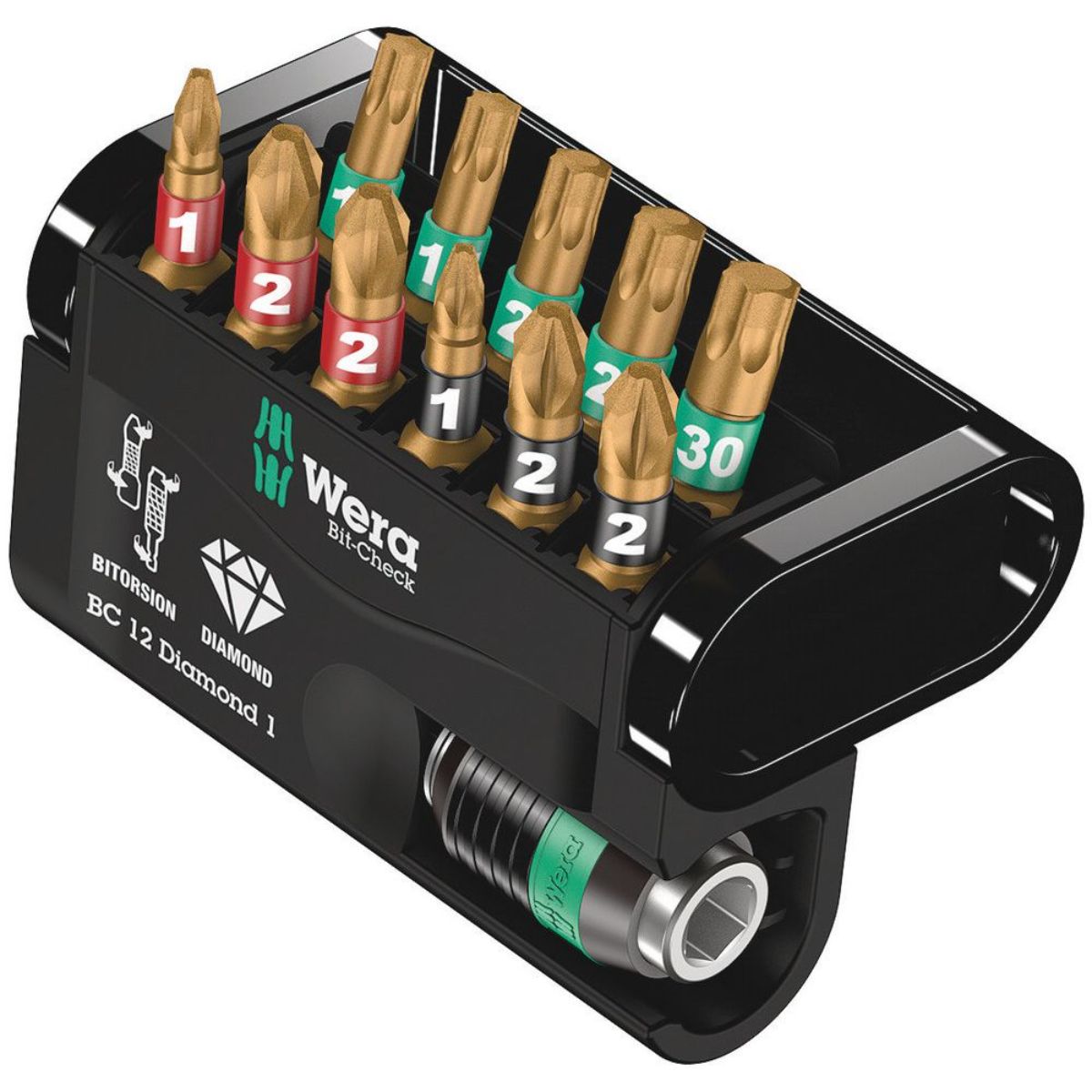 Wera Bit-Check 12 Diamond 1, 12-teilig