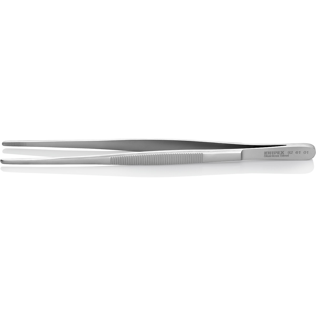 KNIPEX Universalpinzette Edelstahl geriffelt