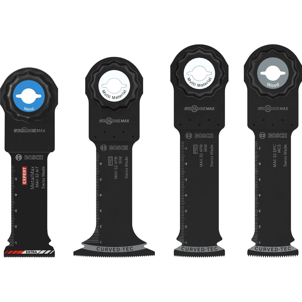 Bosch OMT Starlock Heavy Duty, 4-teiliges Set