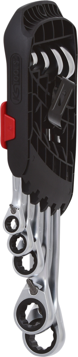 KS Tools GEARplus Ratschenringmaulschlüssel-Satz, 5-tlg 8-19mm