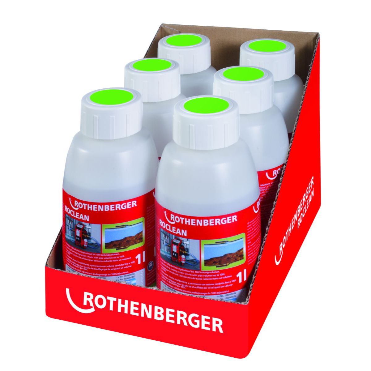 Rothenberger 6-er Pack ROCLEAN für Flächenheizsysteme