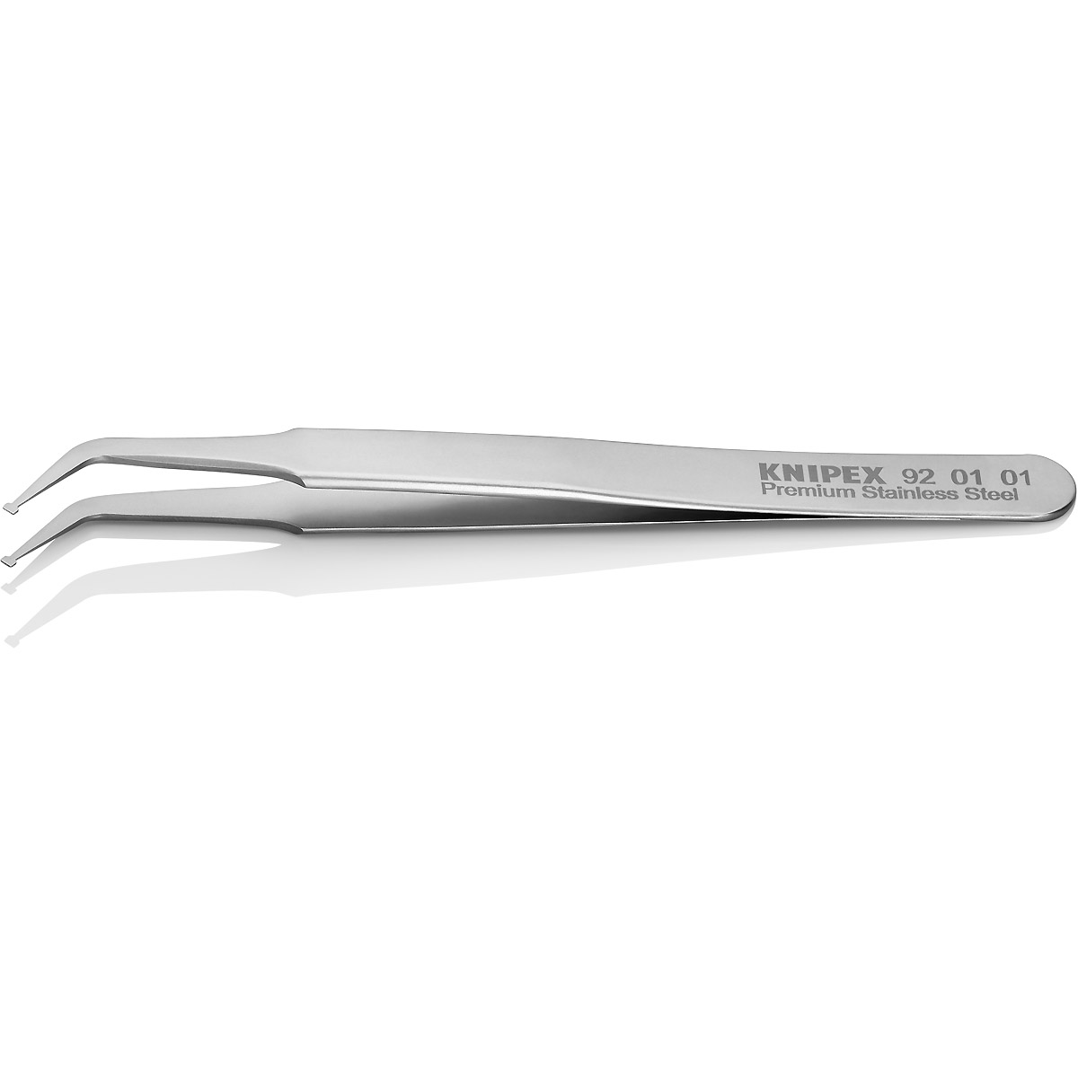 KNIPEX SMD Präzisionspinzette Edelstahl angewinkelt